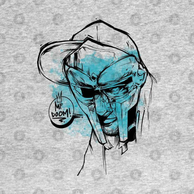 MF DOOM SKETCH Portrait by Basic Lee